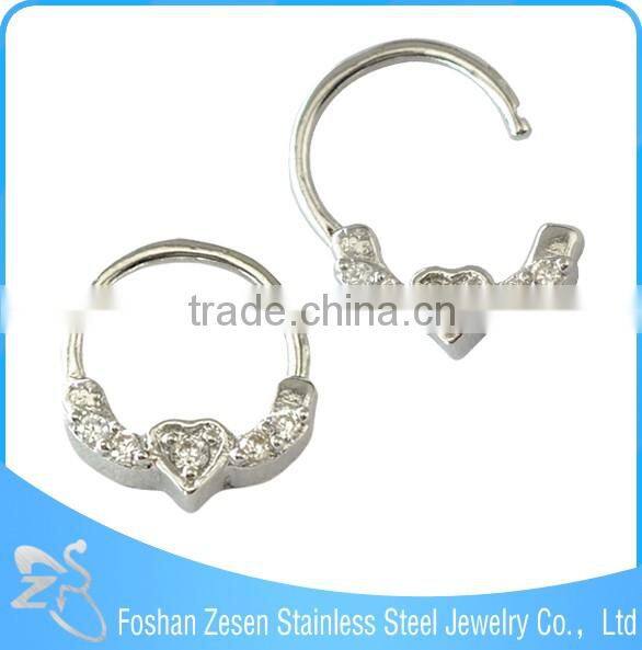 Fashion Nose Piercing Jewelry Setting Star Zircon Types Nose Piercing Jewelry