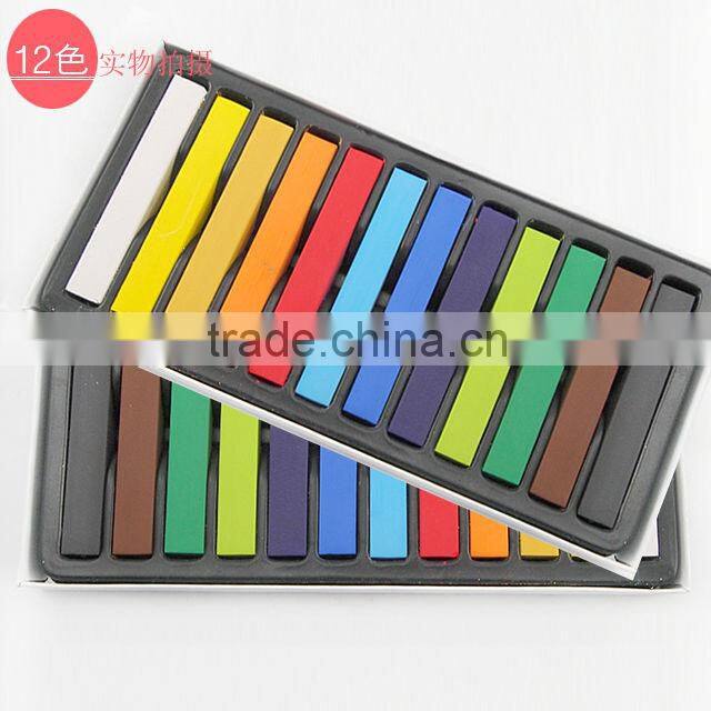 2013 china hot selling fashion colorful hair chalk 12/24 colors for sale
