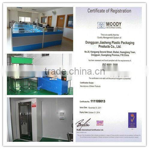 high quantity plastic ego blister tray