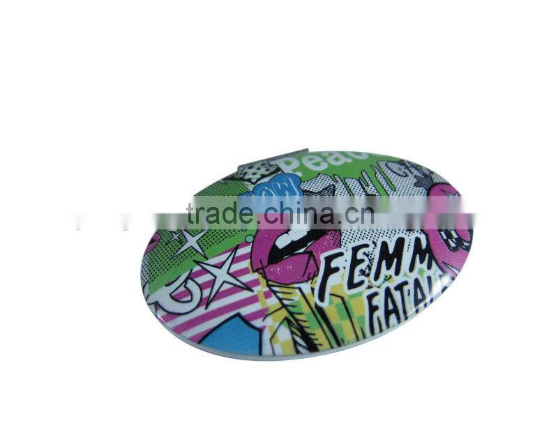Beautiful printing hand mirror