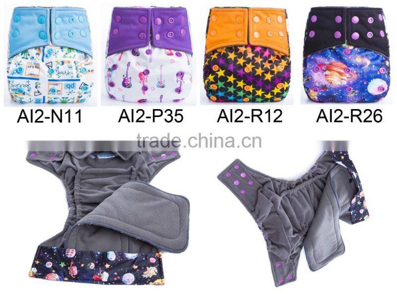AnAnBaby Bamboo charcoal AI2 baby diapers Washable Cloth diaper wholesale