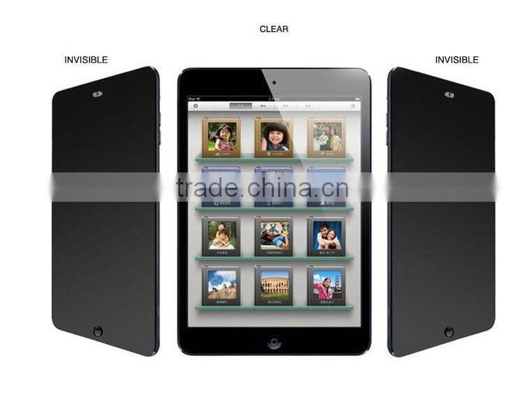 2 way anti-spy screen protector for ipad with paper packaging