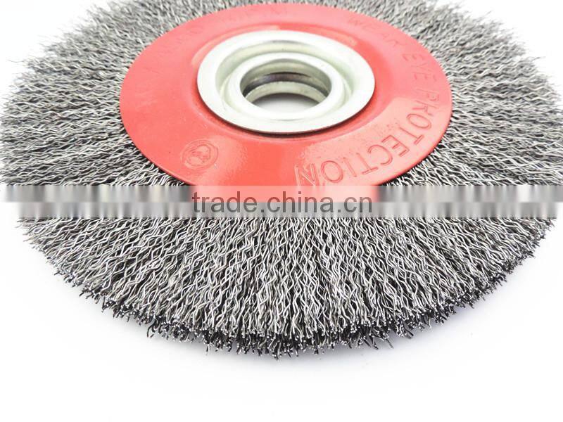 1500mm.wheel brush with brass wire,stainless steel wire wheel brush