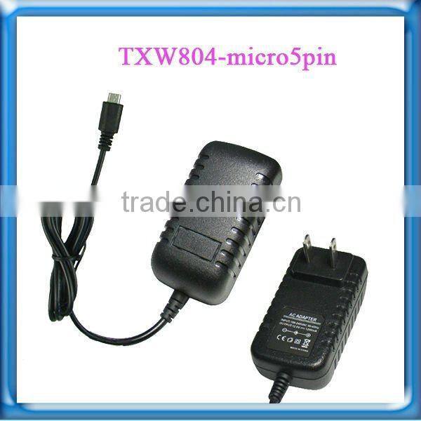 Hot Sale! Universal EU Power Adapter AC Tablet PC Charger 5V 2A