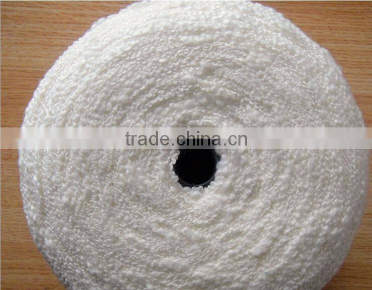 Wool/Acrylic mixed big-belly/slub fancy yarns 10s 12s 15s 20s for Handing Knitting