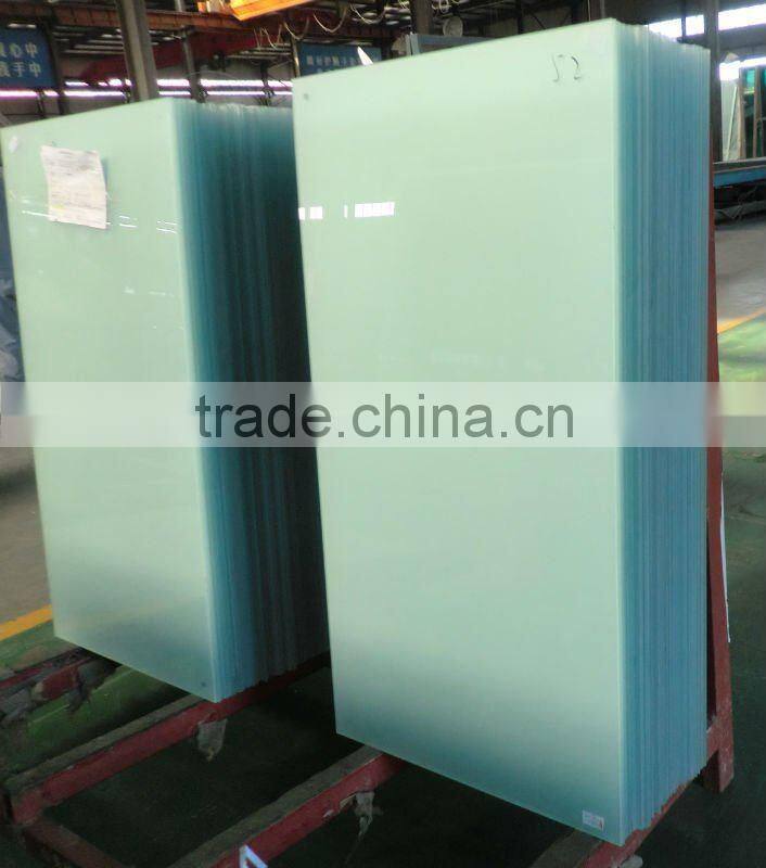 sand-blasted glass with many patterns EN12150 ISO9001:2008