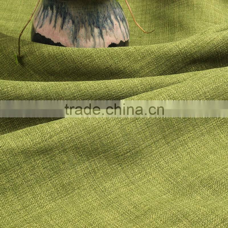 Factory Price Solid color thick cotton/linen sofa curtain tablecloth fabric