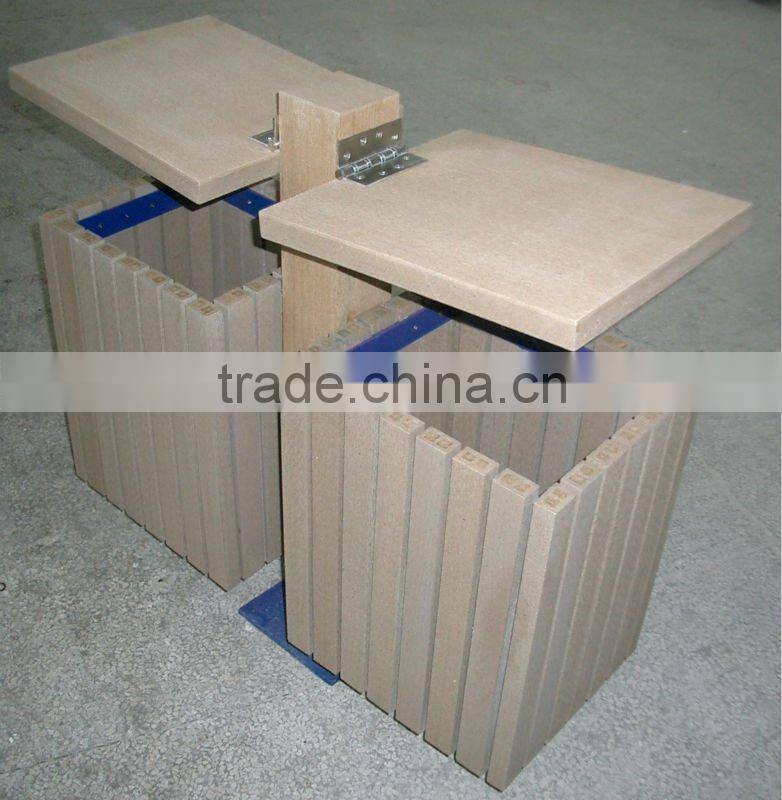 Eco-friendly wpc dustbin