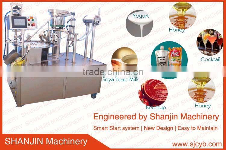 spout pouch juice machine/sachet filling sealing capping machine/spout sachet packing machine/spout pouch filling machine