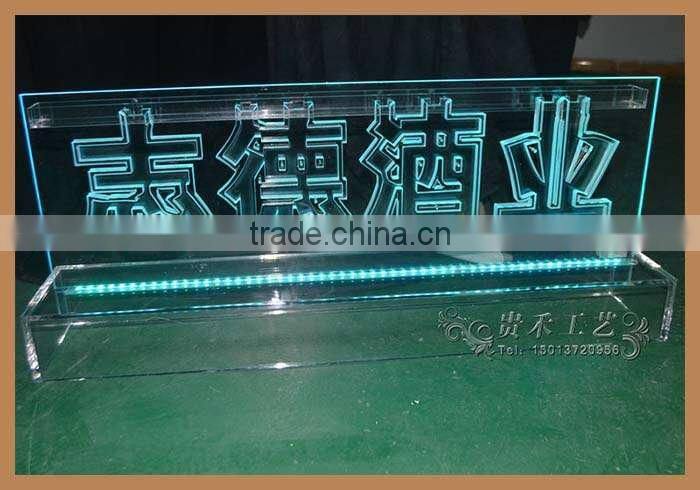 Acrylic ice sculpture for wine pouring,fashion ceremony supplies