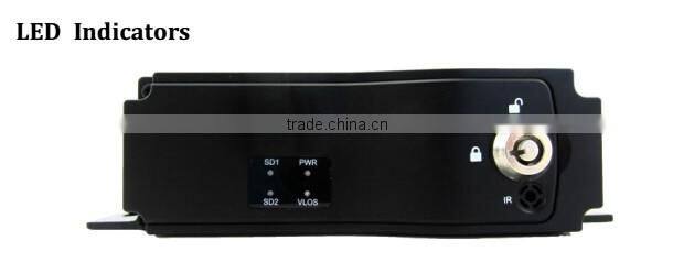 mobile ip dvr with gps tracking & usb slot and data lost alram recorder