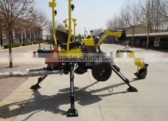 The China largest manufacturer for small towable backhoe