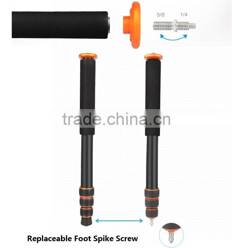 Portable Monopod Camera Aluminum Monopod Alpenstock L-401