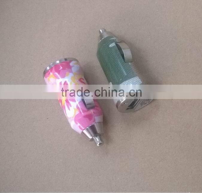 Bullet Style USB Port Promotional Car Charger with 5v 3100mA Output