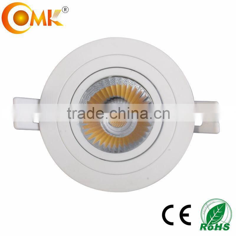 7w round Recessed COB LED Downlight