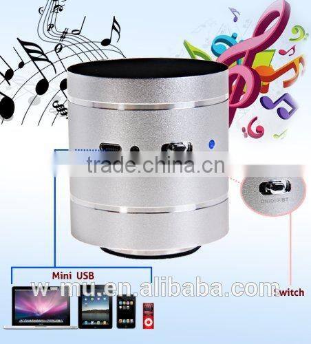 Compact Wireless Speaker 360 Degree Hifi Sound with Bluetooth and Line in
