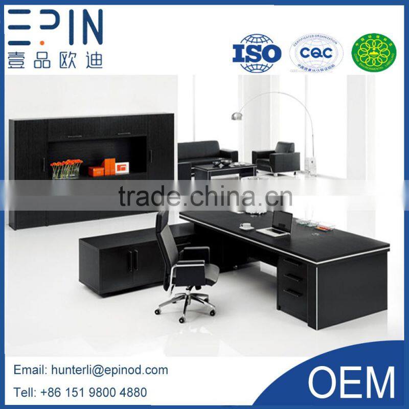 EPIN new design office table/ office desk drawer lock/ standard office desk dimensions