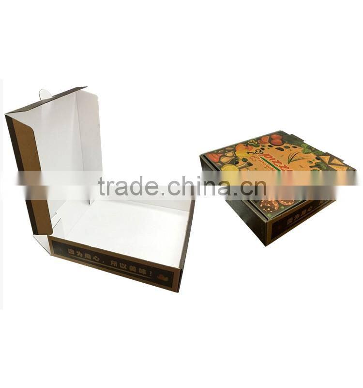 folding high quality china custom strong cartonbox durable pizza boxes