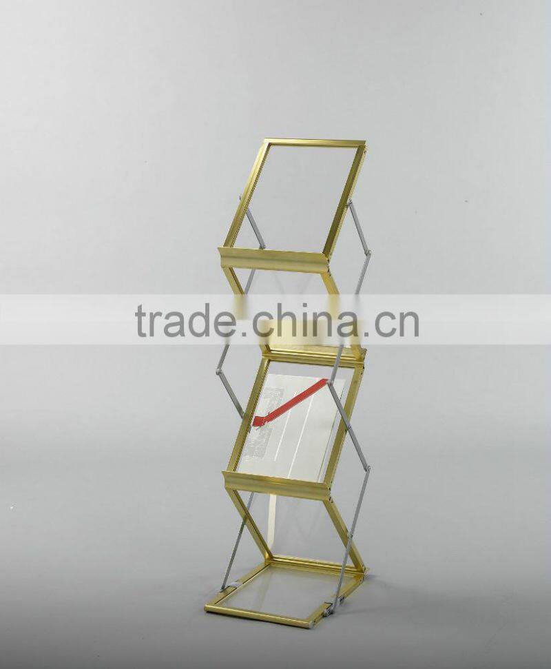 Silver Aluminum Magazine Displays