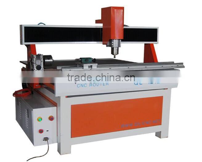 1200mm*1200mm CNC equipment for advertisement rotary cnc plywood machine
