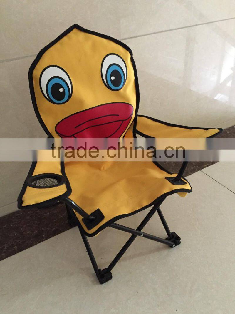 Animal cartoon picture printing folding kid's camping chair