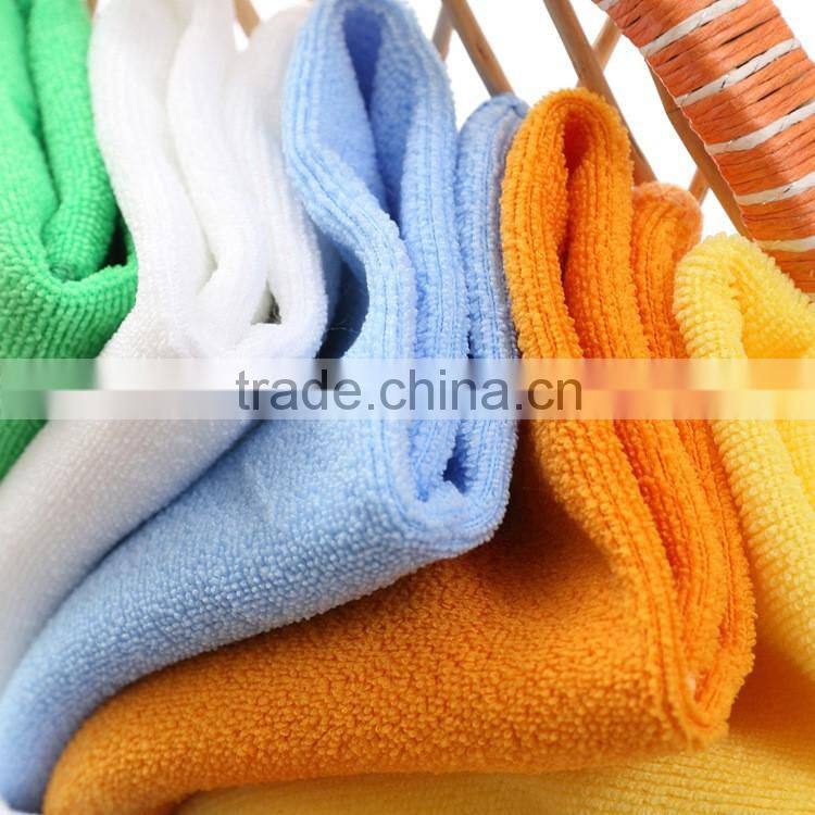 wholesale microfiber low density polyester baby wash cloths