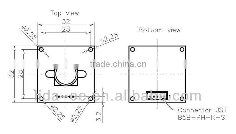 720P HD MJPEG USB2.0 camera module with 3.6mm board lens SB102H-L36