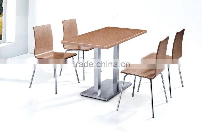Solid Surface Table Chairs, High End Restaurant Table Set, Solid Surface Table GZH-G725+T512