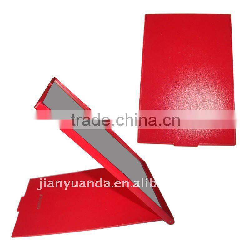 souvenir custom made gift card plastic pocket size makeup mirror