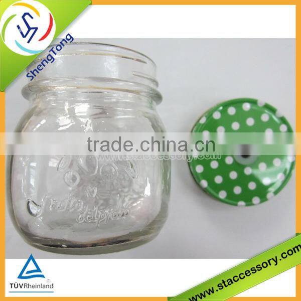 high quality mason jar drinking glass/mason jar