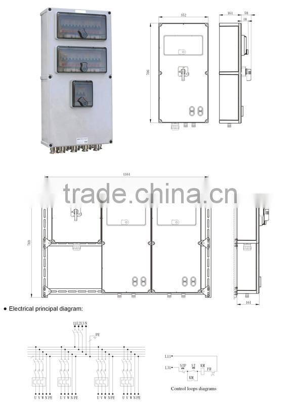 High Quality Industrial Water Proof Plastic Distribution Box