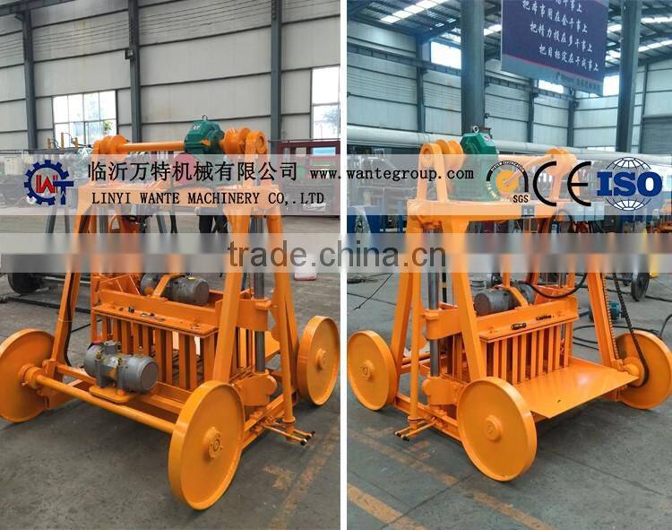 QT40-3B Small mobile egg laying bricks making machine