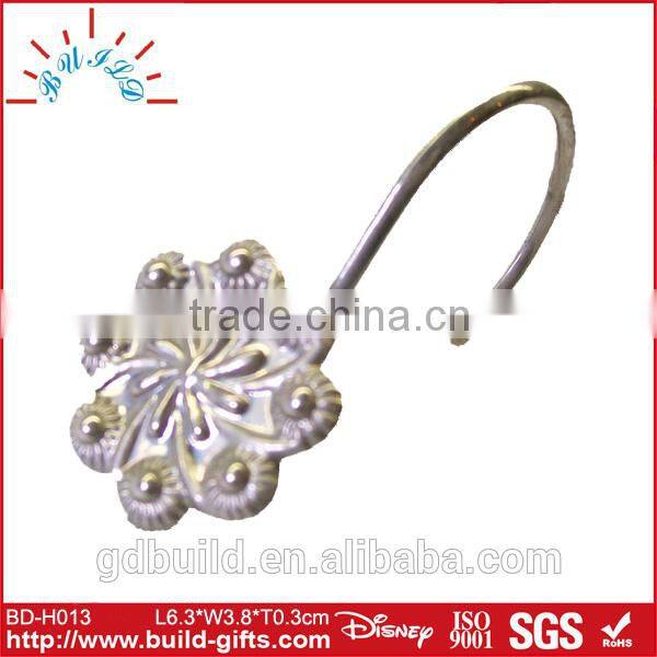high quality pink shower curtain hooks