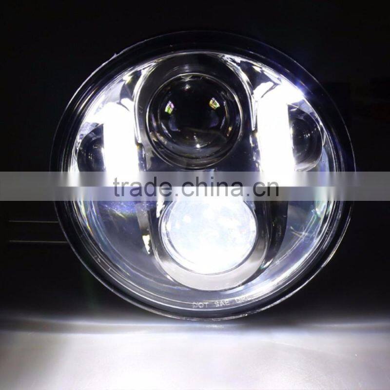 5-3/4" 5.75 Inch Motorcycle Projector LED Headlights For Harley Street 750 , harley xl883, 1200,48, v rod, night rod ,Iron 883