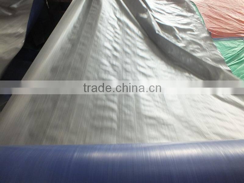 car cover sheet tarpaulin PP material grommets double orange colour triangle plastic rope waterproof anti-aging antioxidant