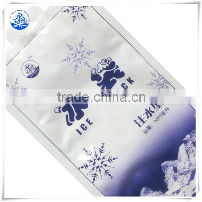 water filling ice packs