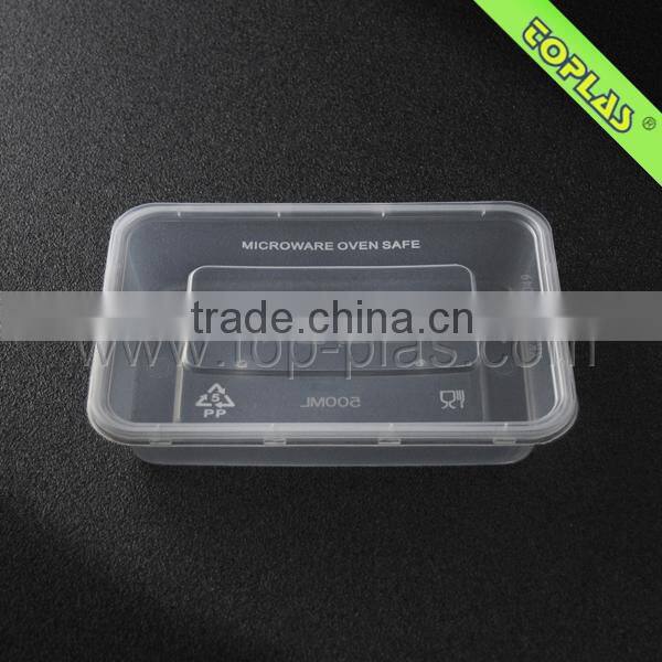 Disposable oven safe custom made plastic food packaging container