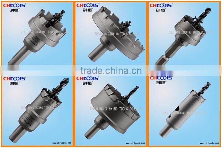 TCT hole saw with hex shank