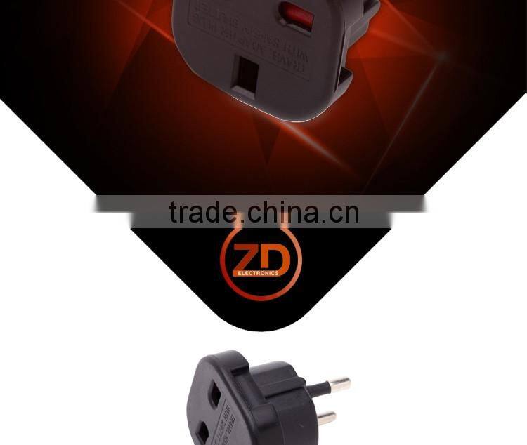 US 2 pin plug universal travel power adaptor