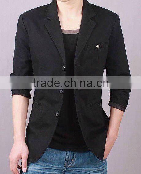 College Student Casual University Guys Cool Black Cheap Price Blazer