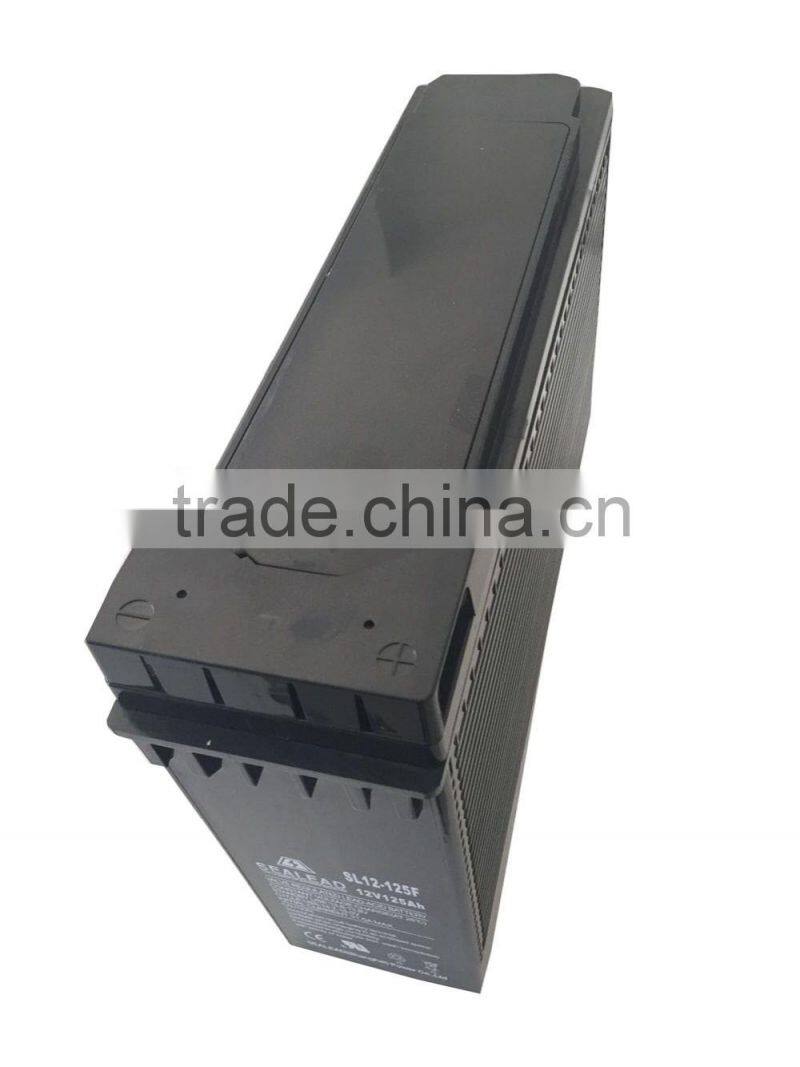 factory promotion 12v 125AH deep cycle battery for UPS