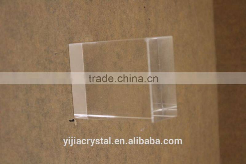 yijia crystal glass blank noted cube