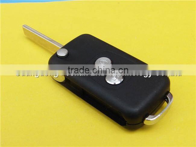 Upgrade Remote Flip 2 Button Key Shell Replacement Peugeot 407