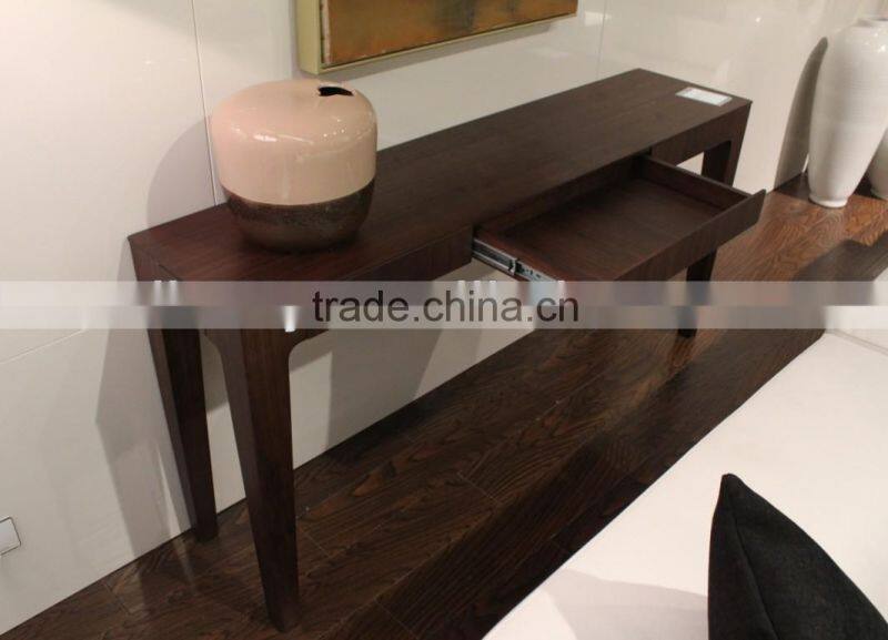 Modern wood hallway table with drawer (SD-24)
