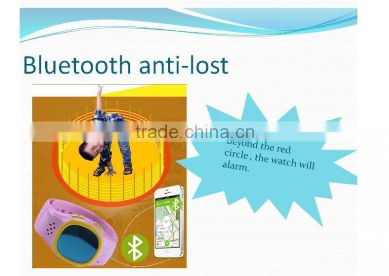 Fancy design Children Kids GPS Tracker Security Smart Watch with Bluetooth mobile phone sim card SOS Button