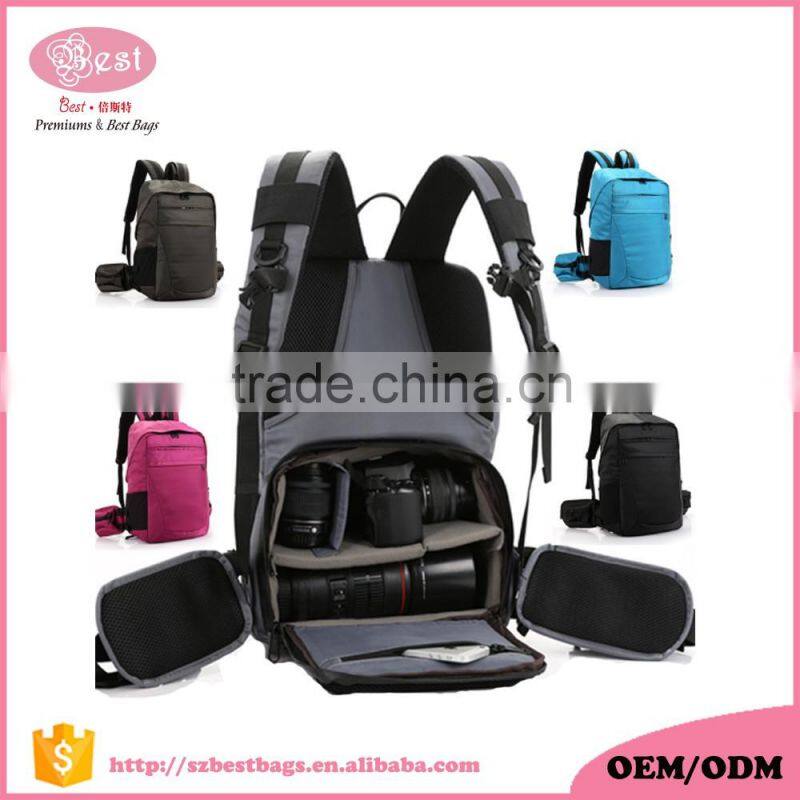 Customized outdoor camera backpack,camera laptop backpack,dslr camera bag