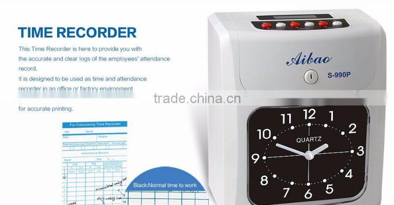 OEM Available Electronic data time stamp Attendance machine