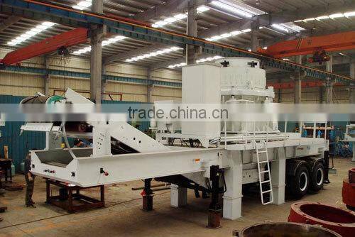 New high efficient mobile cone/impact crusher