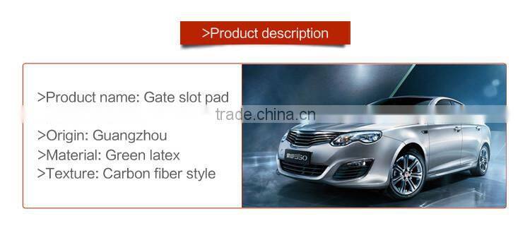 China largest manufacturer car gate slot pads for Roewe 550 2008-2012 4pcs/set