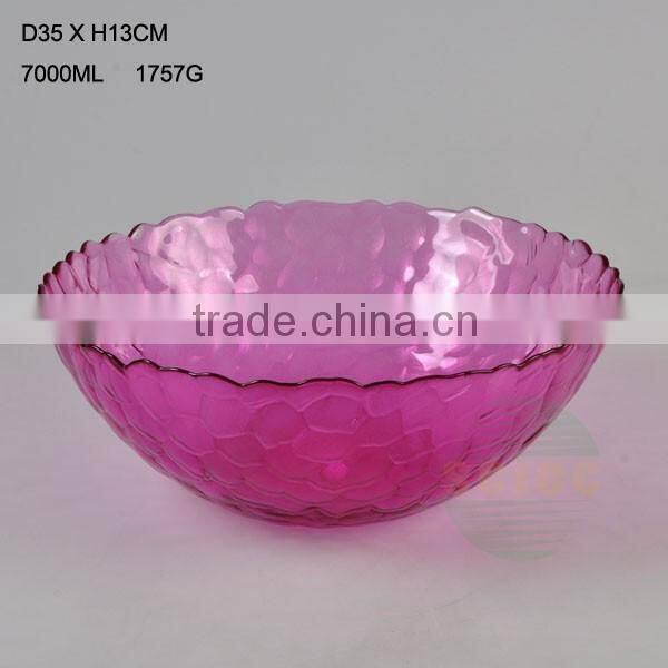 new colored dinnerware glass salad bowl